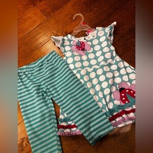 Jumping fences outfit girls size 6 spring summer